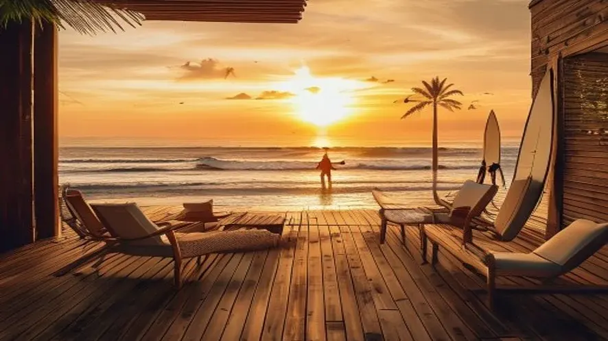 Bali villas under construction at dusk illustrating the biggest bali property scams and the diligence that prevents them