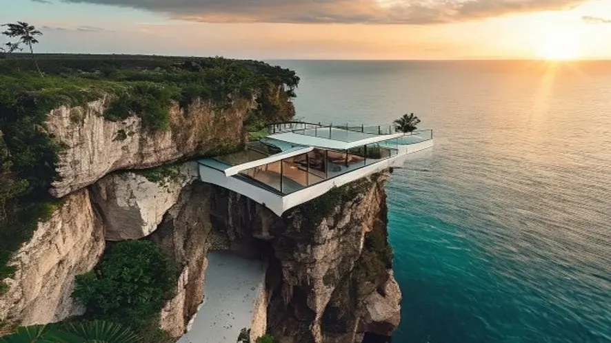 Clifftop villas above the ocean at Uluwatu, illustrating bali property due diligence for foreign buyers