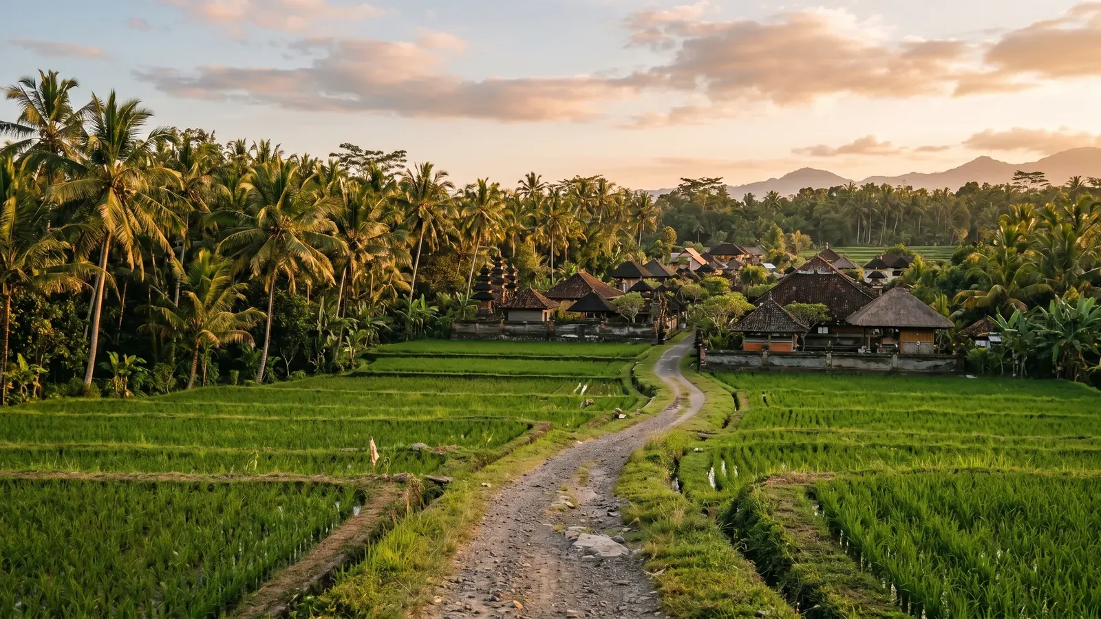 Editorial view of the Babakan corridor in Bali illustrating babakan bali property investment 2026