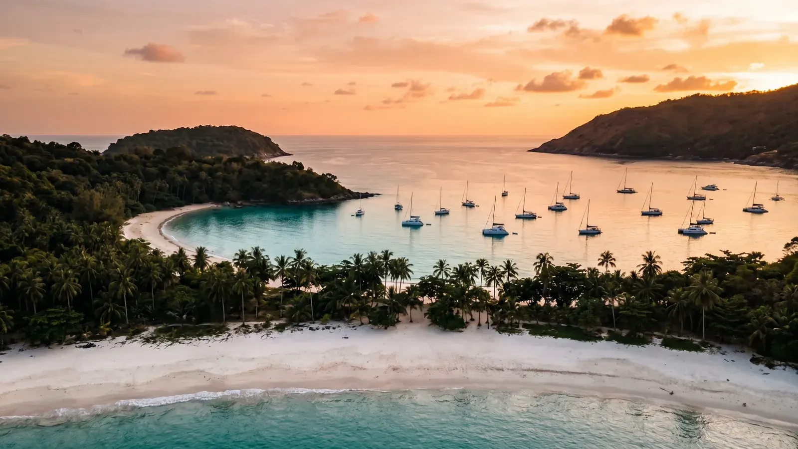 Photograph of Nai Harn beach Phuket illustrating Nai Harn villa investment 2026