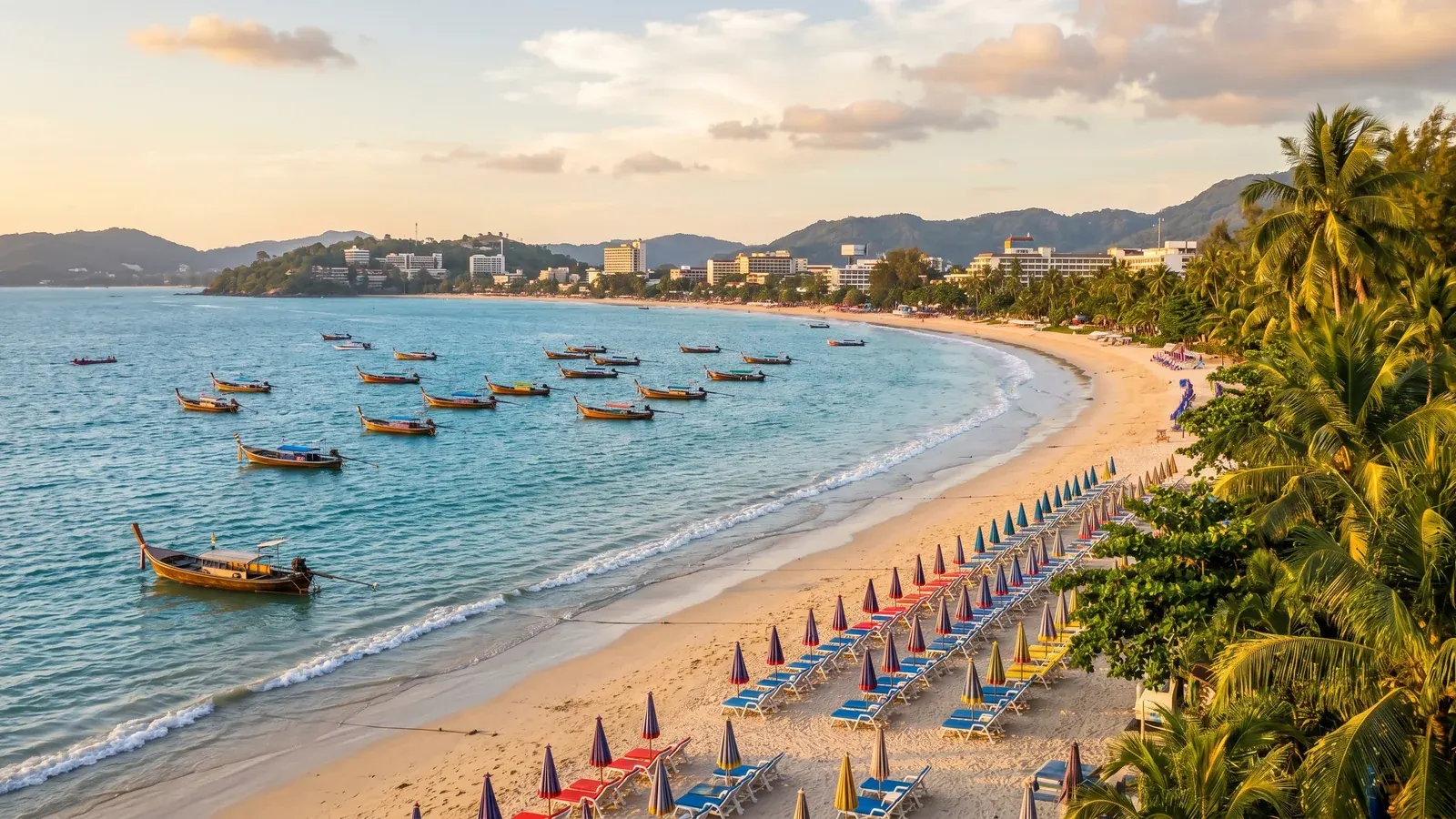 Photograph of Patong beach Phuket illustrating Patong villa investment 2026