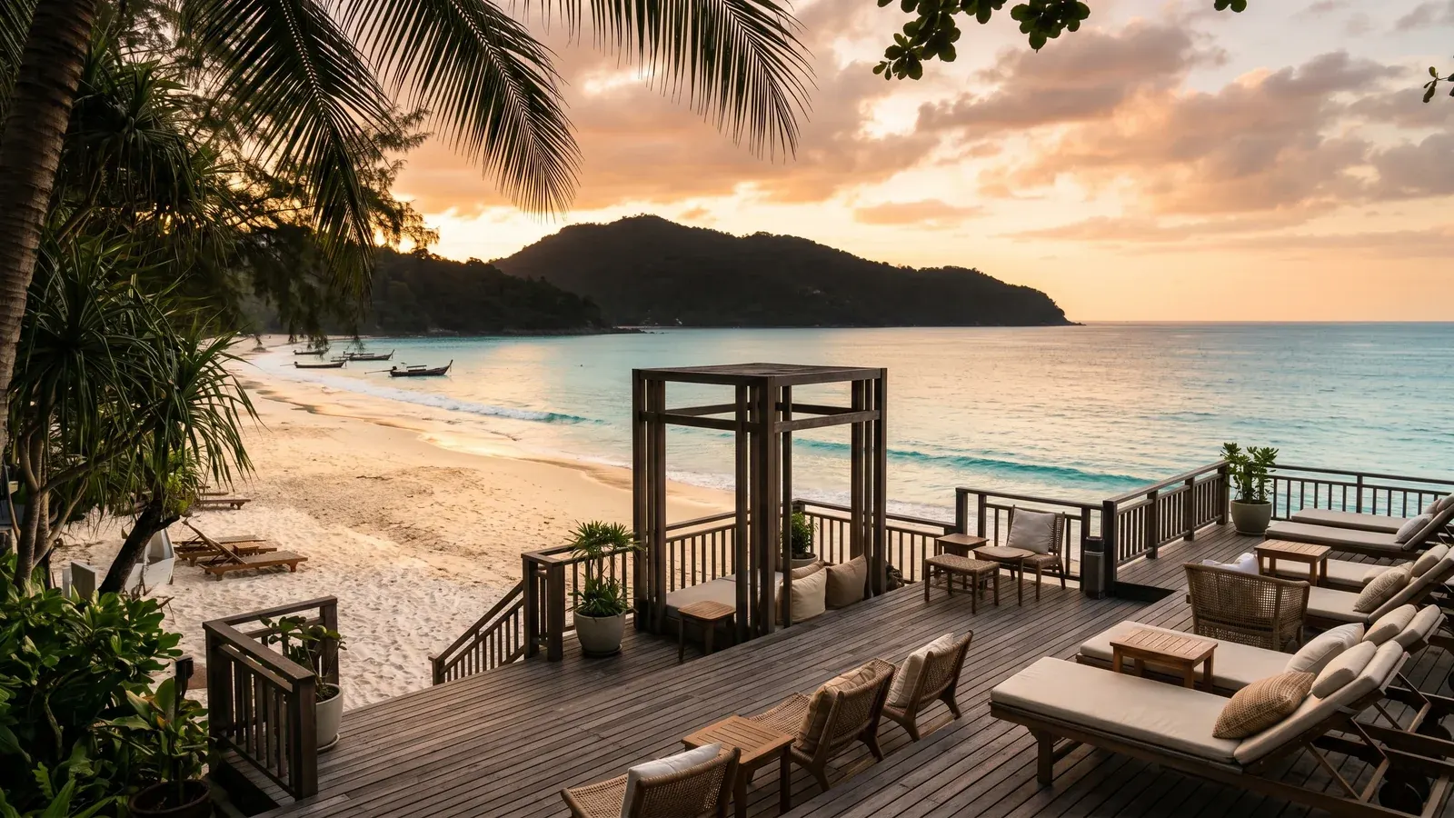 Photograph of Surin beach Phuket illustrating Surin villa investment 2026